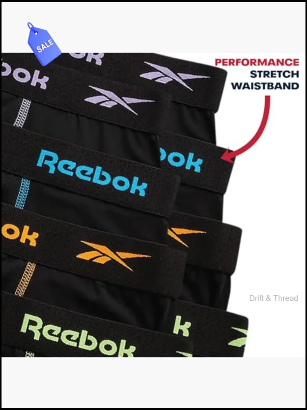 8 Pack Mens Performance Boxer Briefs with Pouch Moisture Wicking